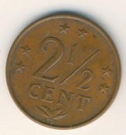 NETHERLAND ANTILLAS 1975: 2 1/2 Cents, KM 9 - Nederlandse Antillen