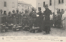 Militari - Guerra 1915 - 1918 -   Alpini In Partenza Per Il Fronte - - Oorlog 1914-18