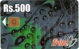 TRITEL : TRI09 500 Abstract Design (Black Ctrl In Front) USED - Sri Lanka (Ceylon)