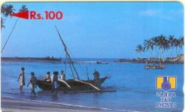 SRILANKA : 02B 1 B Rs100 Fisherman             +B USED - Sri Lanka (Ceilán)