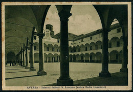 § AVERSA -  Interno Istituto S.Lorenzo (antica Badia Cassinese § - Aversa