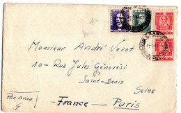 Brésil -1957 --Lettre De Rio  Pour St DENIS (France)-- Composition De Timbres ..cachet - Storia Postale