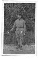 141E REGIMENT - CARTE PHOTO MILITAIRE - Personnages