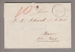 CH Heimat SG Uznach 1859-01-14 BOM Nach Baar/Kt.Zug - Lettres & Documents