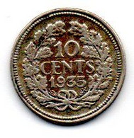 Pays -Bas - 10 Cents 1935- TB+ - 10 Cent