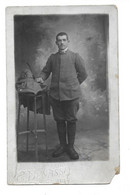 CHIERI - SOLDAT ITALIEN - CARTE PHOTO MILITAIRE PAR BENASSI - Personnages