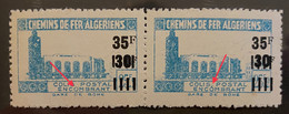 Algérie, Colis Postaux Variétés Sans Surcharge Et “6” Au Lieu De “O” D’encombrant MNH, Neuf** Voir Description/photos - Colis Postaux