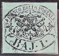 ROMAN STATES 1852 - Canceled - Sc# 2a - 1b - Kirchenstaaten