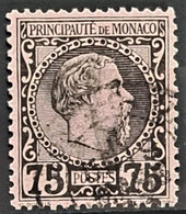 MONACO 1885 - Canceled - Sc# 8 - 75c - Gebraucht