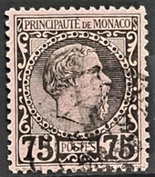 MONACO 1885 - Canceled - Sc# 8 - 75c - Usati
