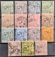 MONACO 1891-1921 - Canceled/MLH - Sc# 11-18, 20-24, 26, 27 - Gebraucht