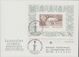 Poland 1993 Mi 122 World Philatelic Exhibition In Poznan - Lech, Czech And Rus Founding Myth, FDC, P59 - Lettres & Documents