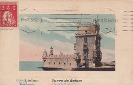 ECRIT EN ESPERANTO. LISBOA, TORRE DE BELEM. PORTUGAL. CARTE POSTALE, CIRCULEE 1920 -LILHU - Esperanto