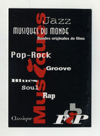 FIP Musiques. Radio. Musiques Du Monde, BO De Films, Pop_rock, Groove, Blues, Soul, Rap, Classique... Respirez ! - Reclame