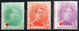 BELGIQUE                       N° 129/131                        NEUF* - 1914-1915 Cruz Roja