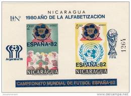 Nicaragua Hb Michel 117b - 1982 – Espagne