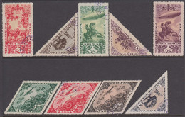 1936. POSTA TOUVA. 9 Ex. AIR MAIL () - JF413755 - Tuva