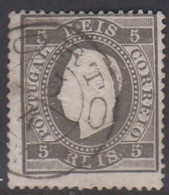 1871. Luis I. 5 REIS Perforated 13½. (Michel 34xC) - JF413792 - Gebruikt