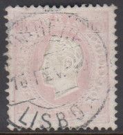 1871. Luis I. 100 REIS Perforated 12½. (Michel 41yB) - JF413794 - Usado