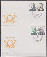 DDR FDC1987 Nr.3082 - 3085 Persöhnlichkeiten Der Deutschen Arbeiterbewegung (d 6713 ) Günstige Versandkosten - 1981-1990