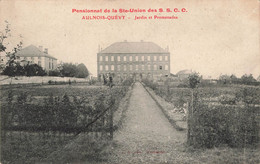 AULNOIS-QUEVY - Pensionnat De La Sainte-Union Des S.S.C.C - Jardin Et Promenades - Quevy