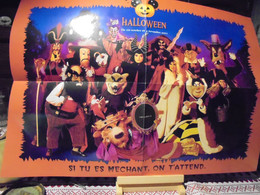 Halloween 2001 Si Tu Es Mechant On T'attend  Format 60 X 42 Bon Etat - Affiches & Posters