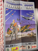 Belgian Air Force Air Show Florennes 1993 Affiche Promotionnelle J-F Charles 1994  Format 32 X 50 Bon Etat - Affiches & Offsets