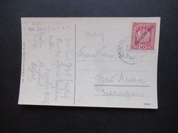 Österreich 1919 AK Steyrsee Mit Traweng Im Todten Gebirge Bahnpost Stempel Selzthal....Nr. 266 - Lettres & Documents