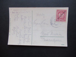 Österreich 1919 AK Steyrsee Mit Traweng Im Todten Gebirge Bahnpost Stempel Selzthal....Nr. 266 - Cartas