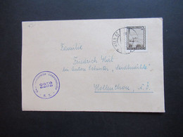 Österreich 1945 Landschaften Nr. 747 EF Zensurbeleg Österreichische Zensurstelle S.Z. 2252 - Storia Postale