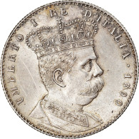 Monnaie, Eritrea, Umberto I, 2 Lire, 1890, Roma, SUP, Argent, KM:3 - Eritrea