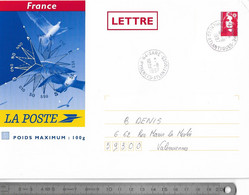 Entier Cartonné BRIAT N° Y&T 2806E7 - Buste Ristampe (ante 1955)