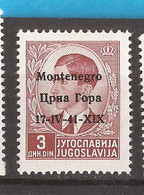 2021-03 -01 ITCGOK   1941 ITALIA MONTENEGRO OCCUPAZZIONE EXCELLENT QUALITY FOR THE COLLECTION  MNH - Montenegro