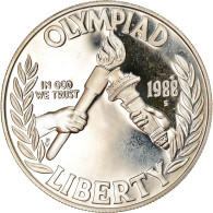 Monnaie, États-Unis, Dollar, 1988, U.S. Mint, San Francisco, SPL, Argent - Conmemorativas