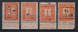 PELLENS Type Cijfer Nr. 108 Voorafgestempeld Nr. 2267 Positie's A + B + C + D BILSEN 14  ; Staat Zie Scan ! - Rolstempels 1910-19