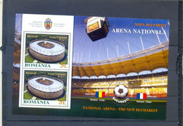 ROMANIA 2011    BLOCK  ARENA NATIONAL -FOOTBALL  MNH - Zonder Classificatie