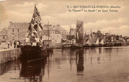 St Vaast La Hougue * Le Bateau Vapeur LA SONDE Au Quai Vauban - Saint Vaast La Hougue