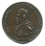 RAIMONDO MANNELLI FL 1614 MEDAGLIA RARA FUSIONE MANNELLIUS FIRENZE - Royaux/De Noblesse