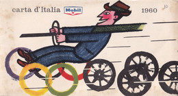 Carta D'Italia 1960 - MOBIL Economy Run 1960 - Cartes Routières