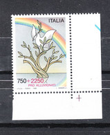 Italia   - 1995. Pro Alluvionati. Arcobaleno E Colomba Simboli Alluvione Finita.Rainbow And Dove: Flood Over Symbols MNH - 1991-00:  Nuovi