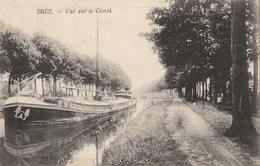 Bree : Vue Sur Le Canal 1919 ( Met Binnenschipper ?) - Bree