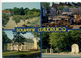 CPSM 62 AUDRUICQ - Souvenir D'Audruicq Multivues Place Gal De Gaulle - Marché Aux Fruits - Monument Aux Morts - Château - Audruicq