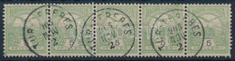 O 1904 Turul 5f ötöscsík "TUR-TEREBES" - Other & Unclassified