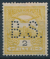 ** 1906 Turul 2f B.S. Céglyukasztással / Perfin (Lente 150 P++) - Altri & Non Classificati