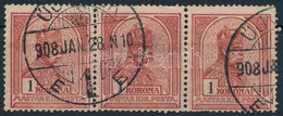 O 1906 Turul 1K Hármascsík - Altri & Non Classificati