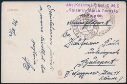 1915 Tábori Posta Képeslap "K. U. K. KRIEGSMARINE S.M.S. MARIA (THE)RESIA" - Other & Unclassified