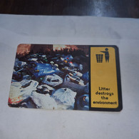 Nambia-litter Destroys The Environment-(nae-111144742)-(n$ 10)-(9)-tirage-?-used Card+1card Prepiad Free - Namibia