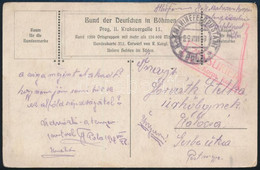 1917 Tábori Posta Képeslap "K.U.K. MARINEFELDPOSTAMT / POLA", "ZENSURIERT / Matr. Korps Komd." - Other & Unclassified