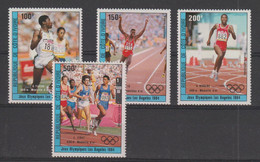 Cote D'Ivoire 1984 Sports JO Los Angeles PA 90-93 4 Val ** MNH - Côte D'Ivoire (1960-...)
