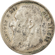 Monnaie, Belgique, Franc, 1909, Legende En Francais, TTB, Argent, KM:56.1 - 1 Frank